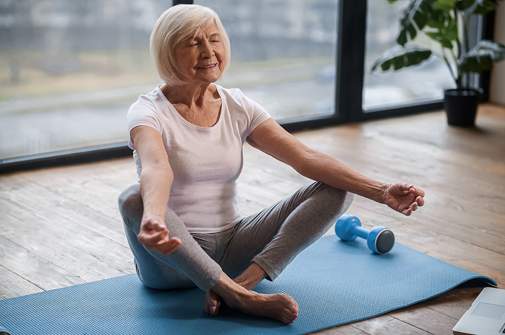 4 Yoga Poses Seniors Can Do For Stress Relief - Aston Gardens